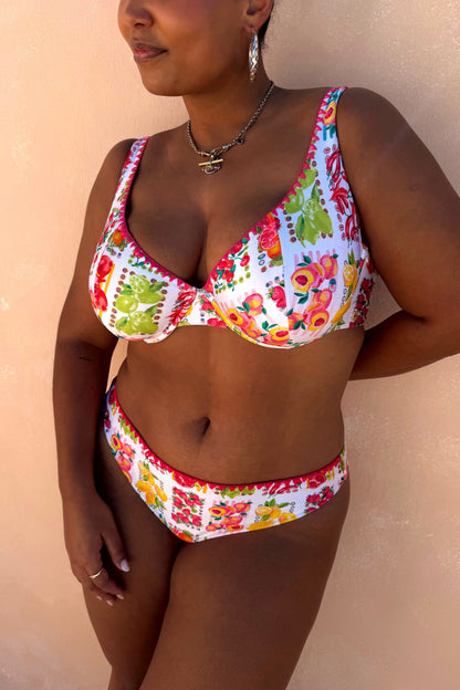 Never Fully Dressed Exclusive - Fruit Stamps Bikini Top