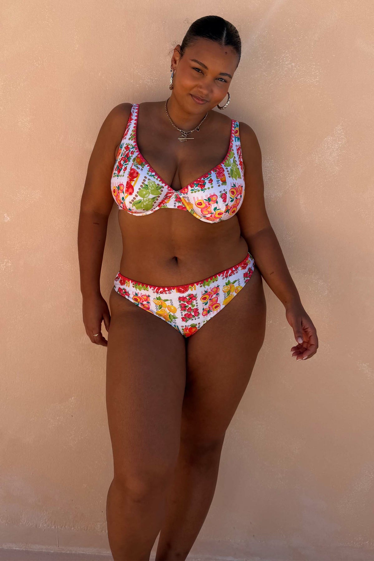 Never Fully Dressed Exclusive - Fruit Stamps Bikini Top