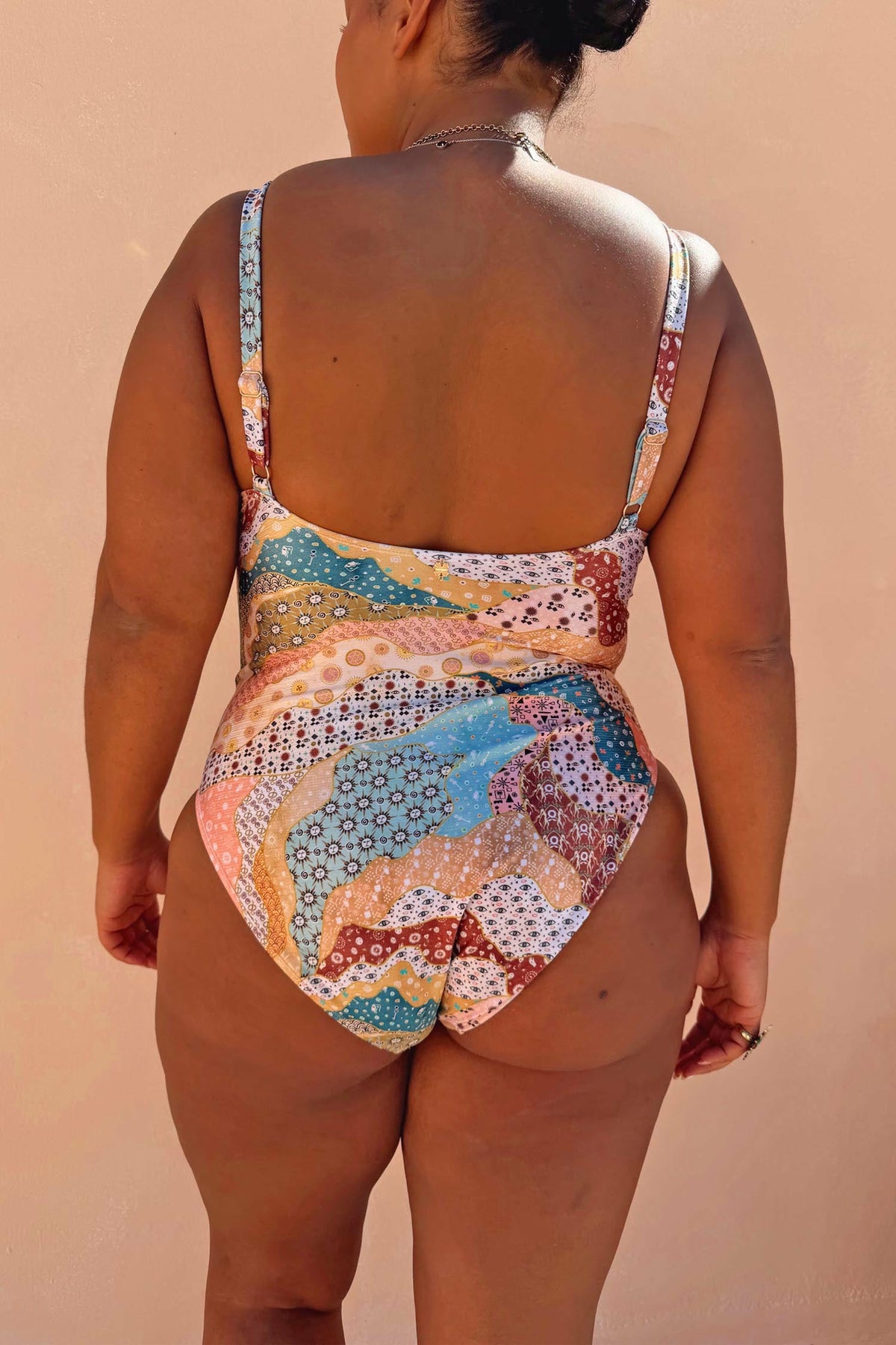 Never Fully Dressed Signature - Morocco Print Swimsuit with Belt