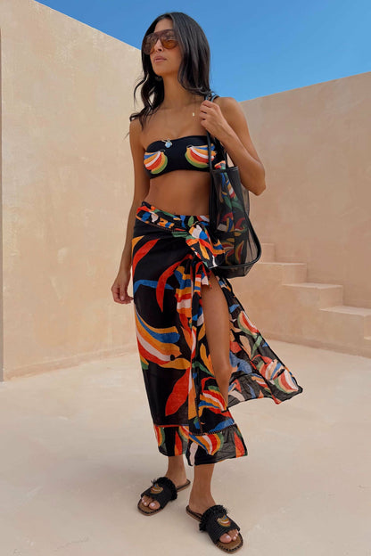 Never Fully Dressed Exclusive - Banana Print Multi-wear Sarong