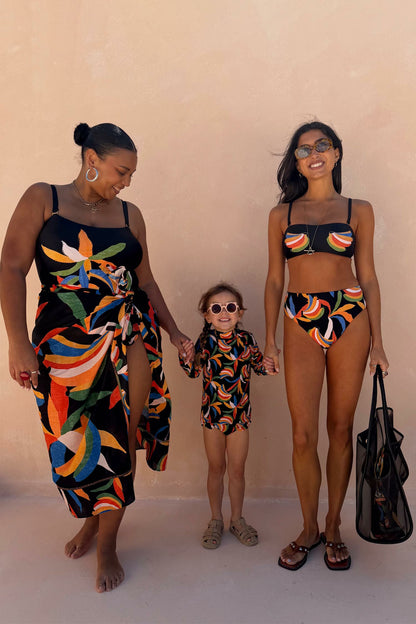 Never Fully Dressed Exclusive - Banana Print Multi-wear Sarong