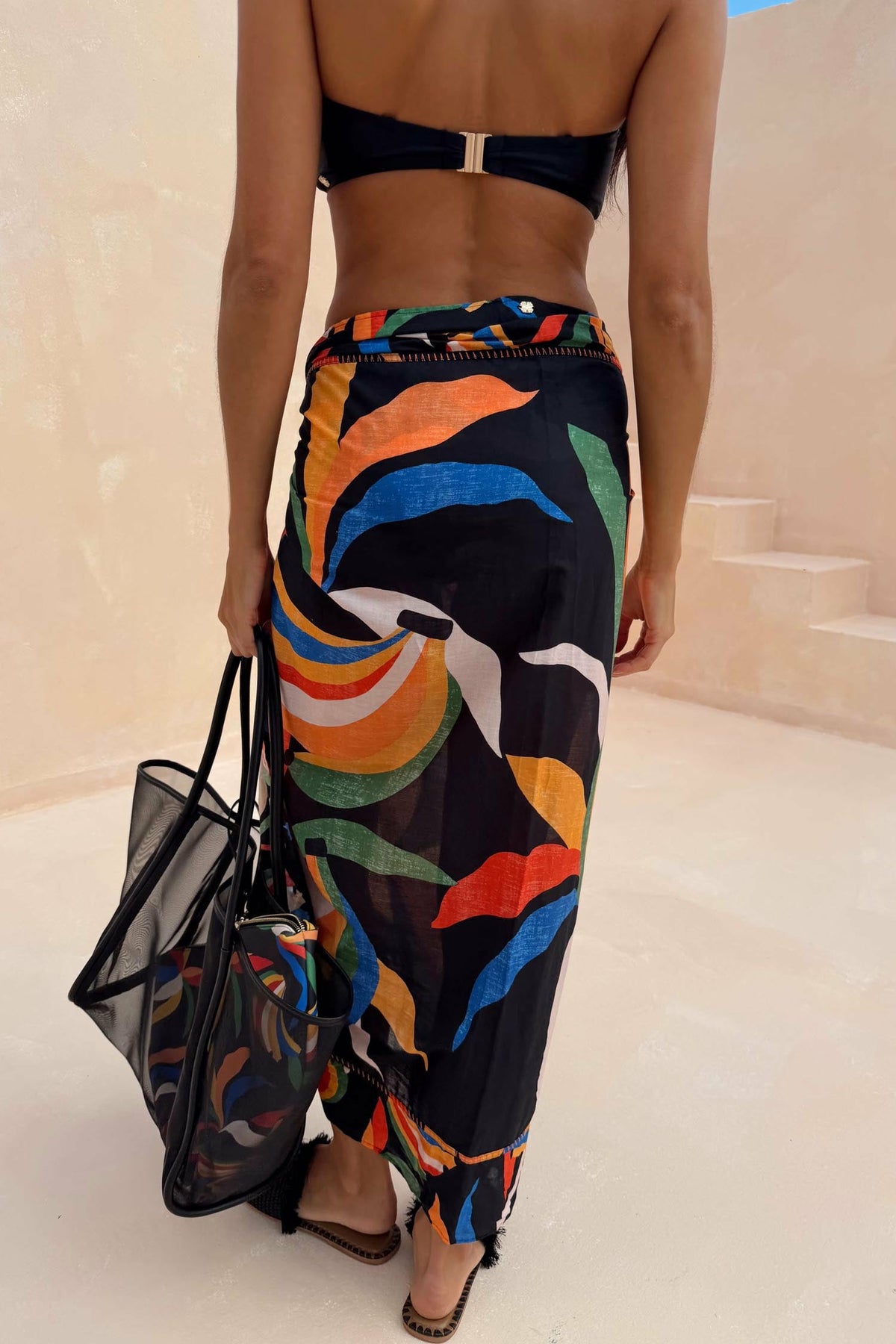Never Fully Dressed Exclusive - Banana Print Multi-wear Sarong