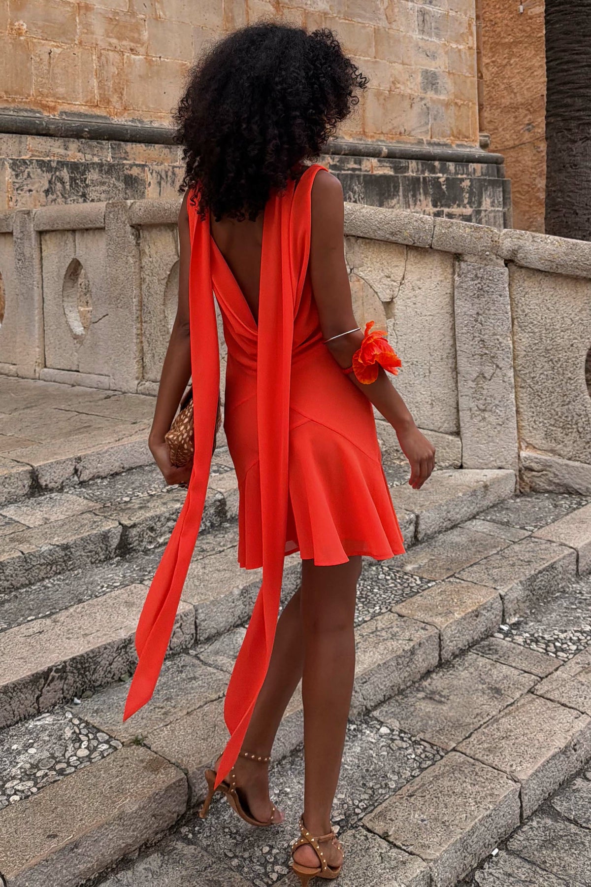 Never Fully Dressed Trusted - Tomato Mini Sophie Dress