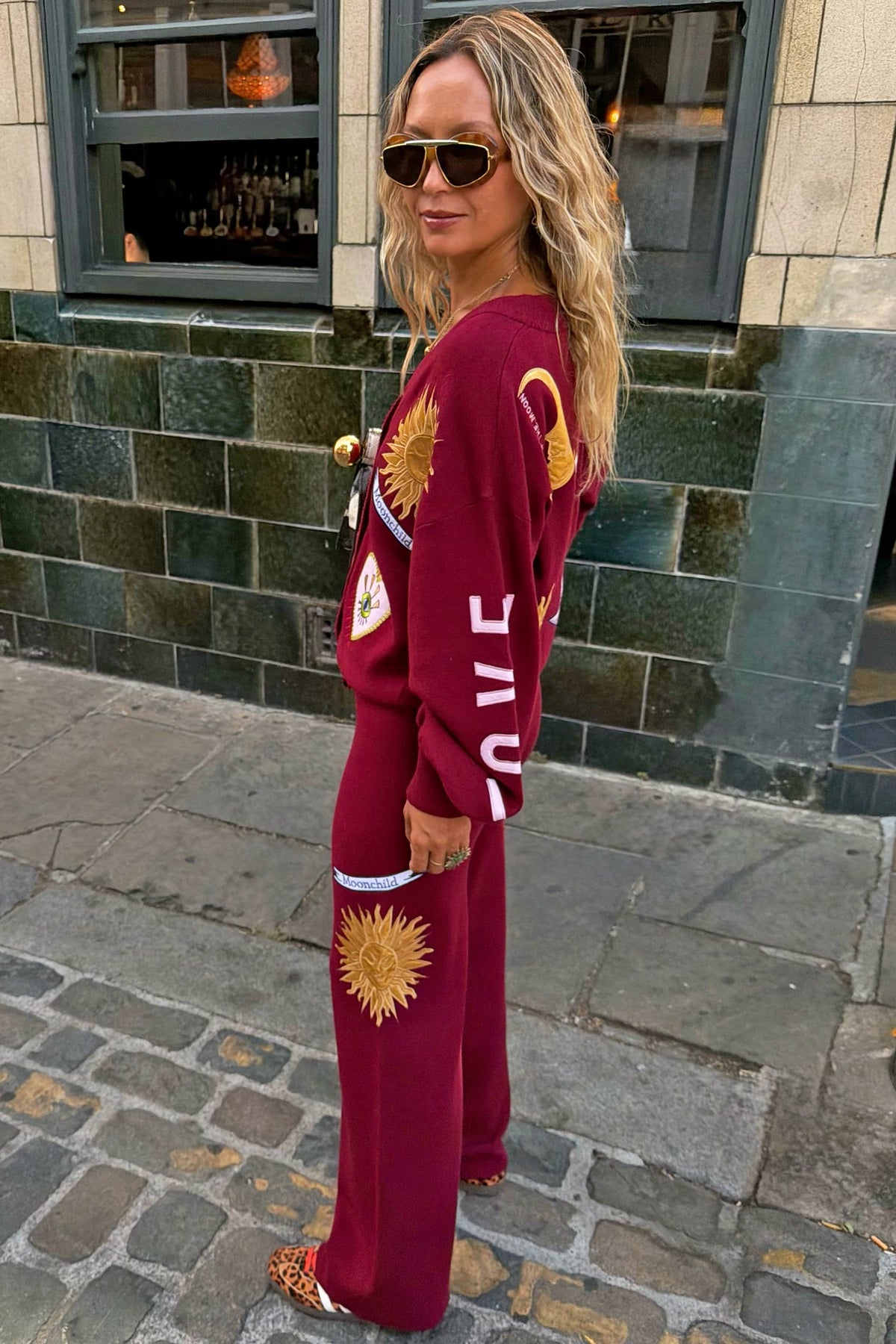 Never Fully Dressed Exclusive - Burgundy Mystical Joggers Petite