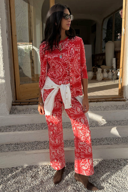 Never Fully Dressed Value - Red Bandana Jeans Petite