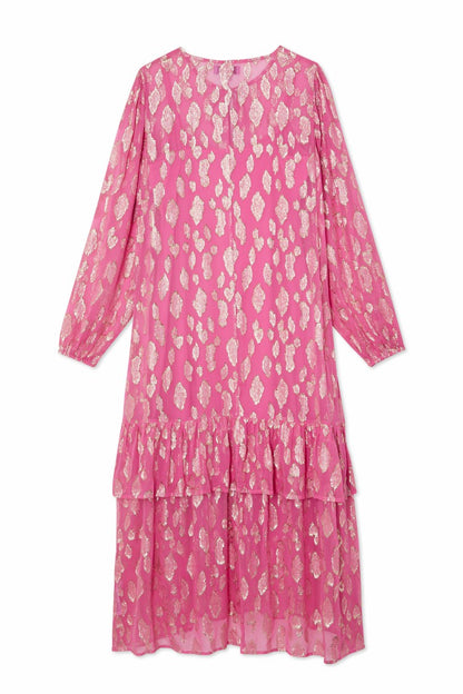 Never Fully Dressed Latest - Pink Jacquard Harmony Dress Petite