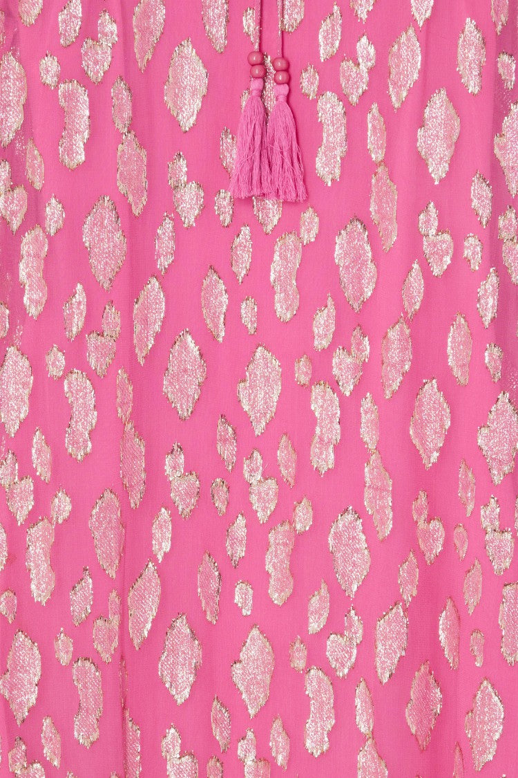 Never Fully Dressed Latest - Pink Jacquard Harmony Dress Petite