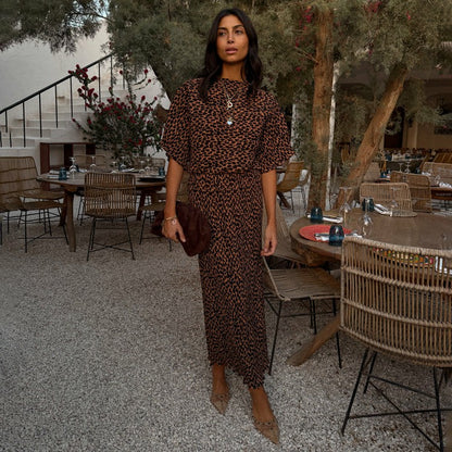 Never Fully Dressed Great Value - Lucia Leopard Tilly Dress Petite