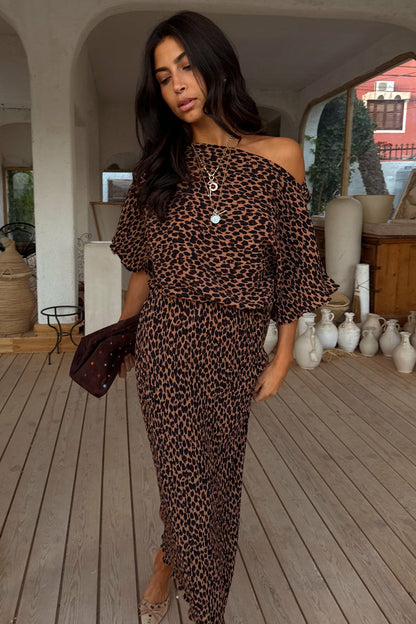 Never Fully Dressed Great Value - Lucia Leopard Tilly Dress Petite