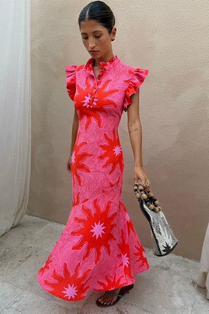 Never Fully Dressed Premium - Pink Soleil Remi Dress Petite