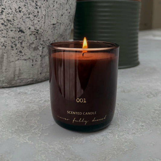 Never Fully Dressed Signature - NFD Eau De Parfum Candle 001 - Bergamot, Coffee & Oud