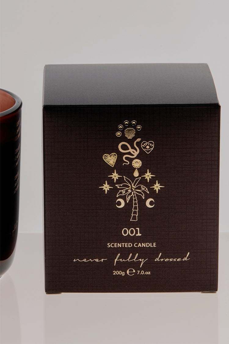Never Fully Dressed Signature - NFD Eau De Parfum Candle 001 - Bergamot, Coffee & Oud